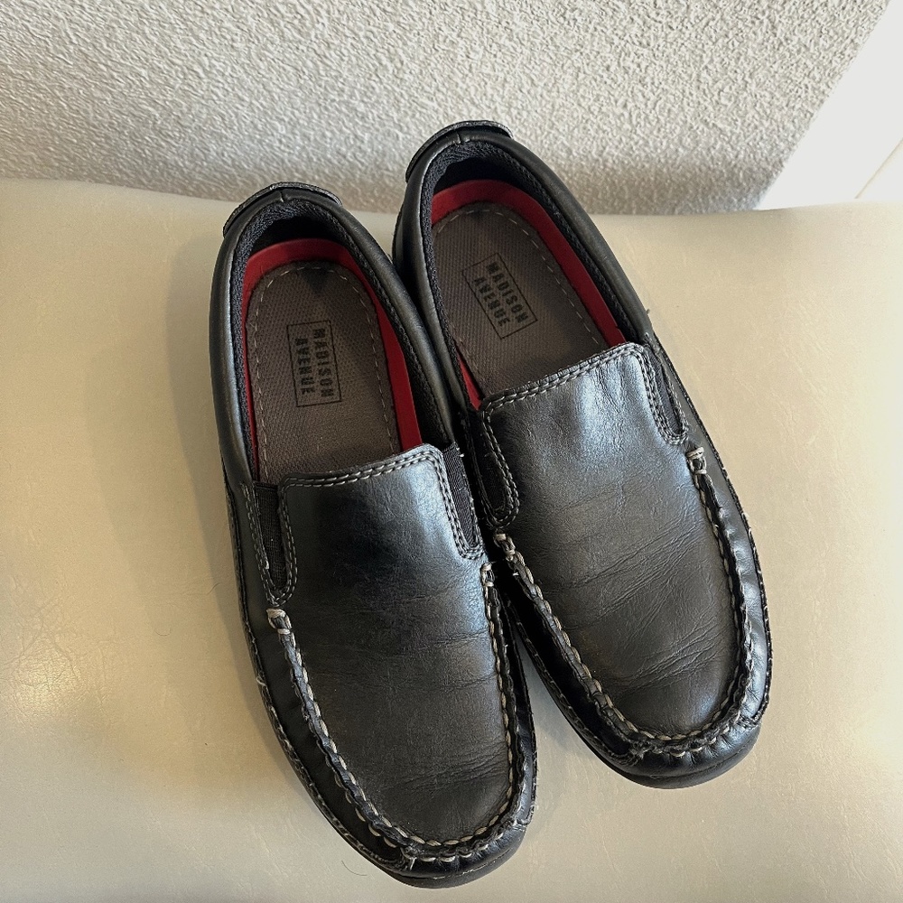 Boys Dress Shoes Black Sz 4.5